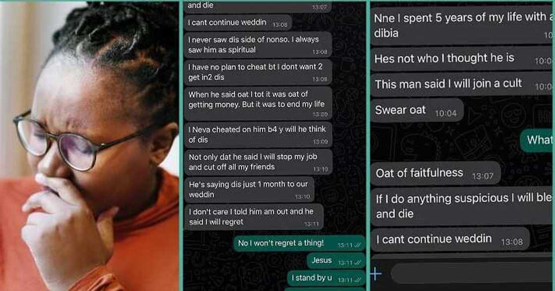 Lady cancels wedding as fiance gives her 4 conditions to fulfil Lady cancels wedding as fiance gives her 4 conditions to fulfil