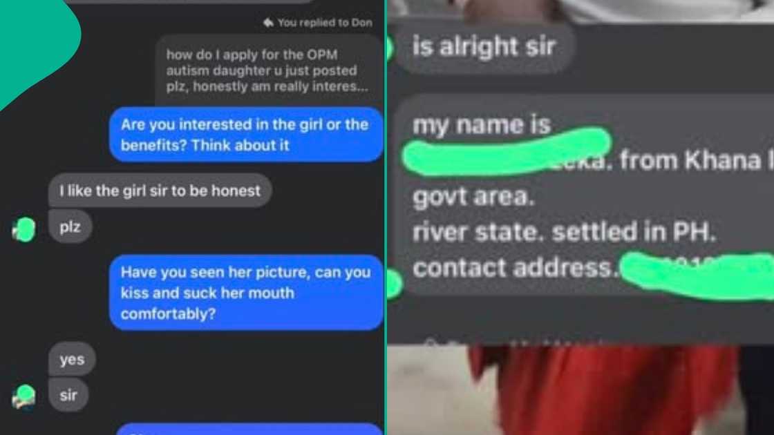 man shows interest in OPM Apostle Chibuzor's autistic daughter