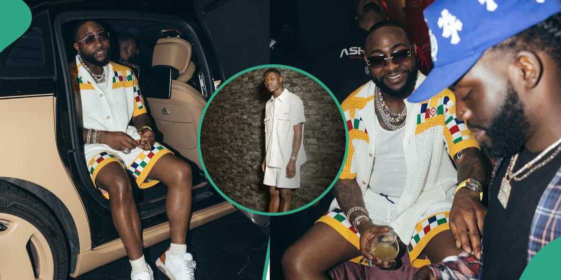 Photos of Davido and Mohbad