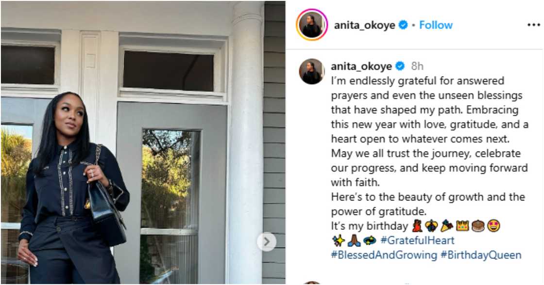 Anita Okoye celebrates birthday