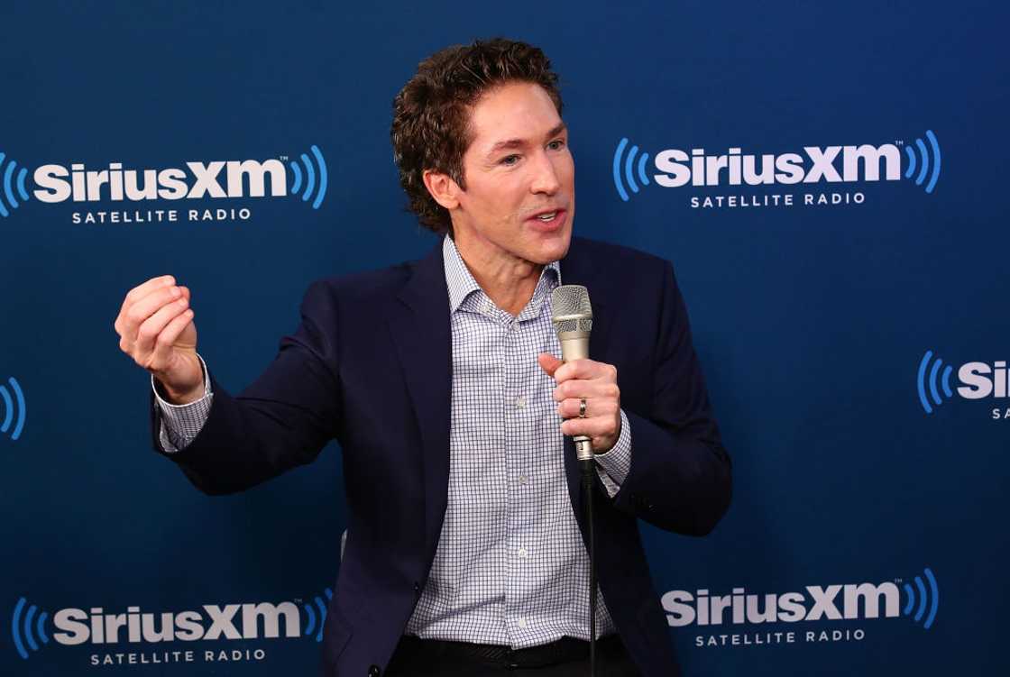 Joel Osteen speaks during the SiriusXM Studios Joel Osteen speaks during the SiriusXM Studios