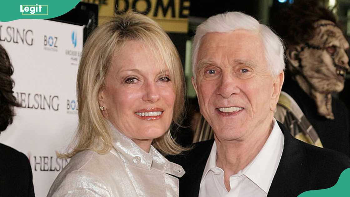 Leslie Nielsen and his wife Barbaree Earl Nielsen at ArcLight Cinemas Leslie Nielsen and his wife Barbaree Earl Nielsen at ArcLight Cinemas