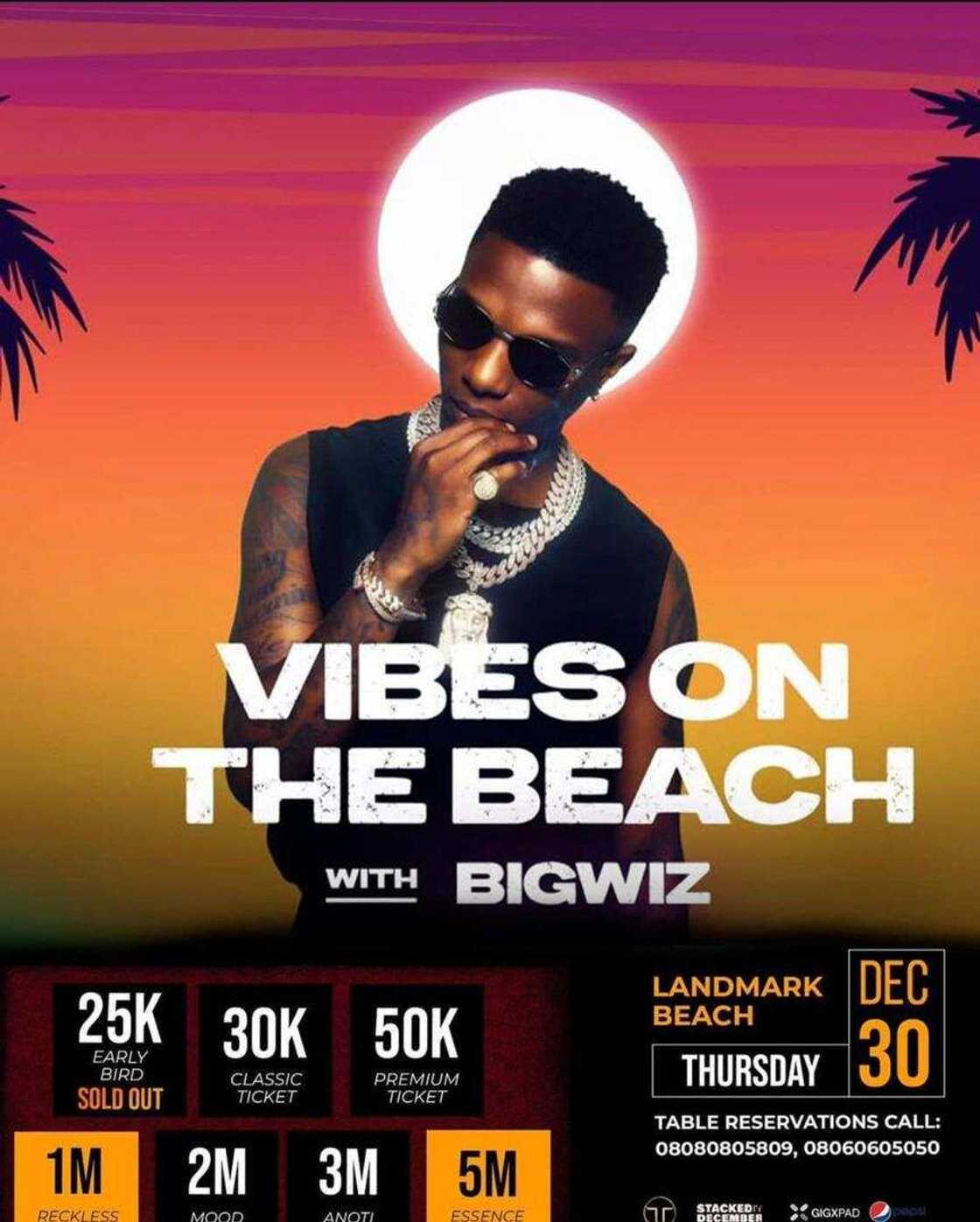 Big Wiz to Round Up 2021 with Live Performance at Vibes on the Beach Concert Big Wiz to Round Up 2021 with Live Performance at Vibes on the Beach Concert