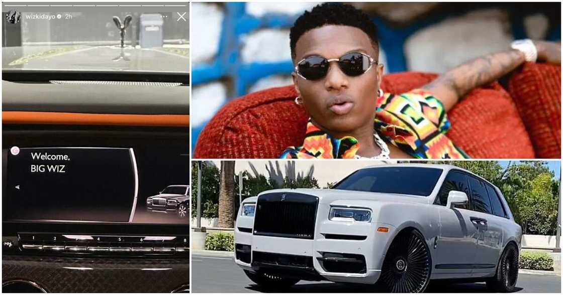 Wizkid, Roll Royce Cullinan Wizkid, Roll Royce Cullinan