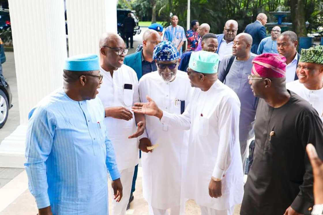 PDP, Nyesom Wike, 2023 elections, APC, Kayode Fayemi, Rotimi Akeredolu and Babajide Sanwo-Olu, Ekiti, Ondo, Lagos States, Rivers state