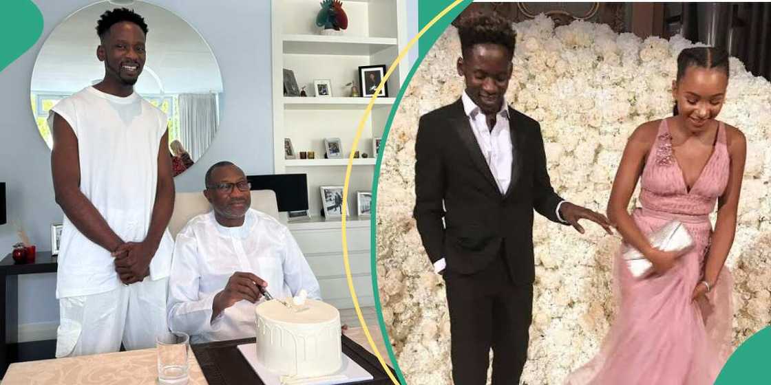 Mr Eazi and Femi Otedola on his 61st birthday, Mr Eazi and Temi Otedola hint at their marriage Mr Eazi and Femi Otedola on his 61st birthday, Mr Eazi and Temi Otedola hint at their marriage