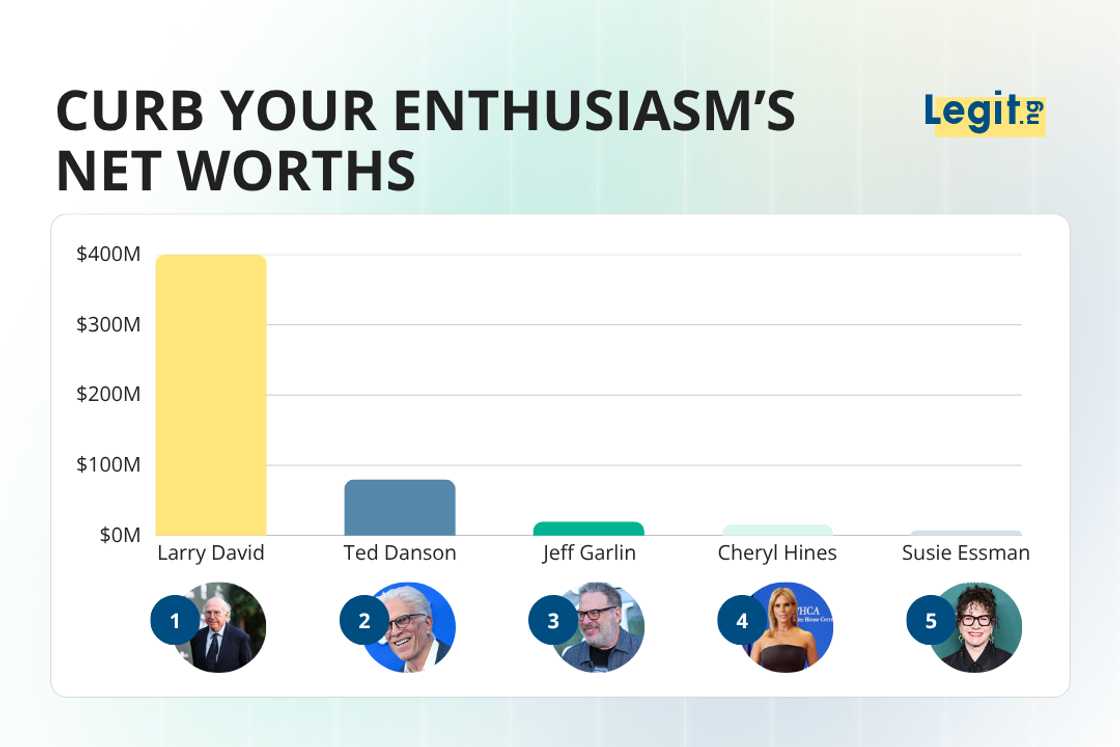 Curb Your Enthusiasm's net worths Curb Your Enthusiasm's net worths