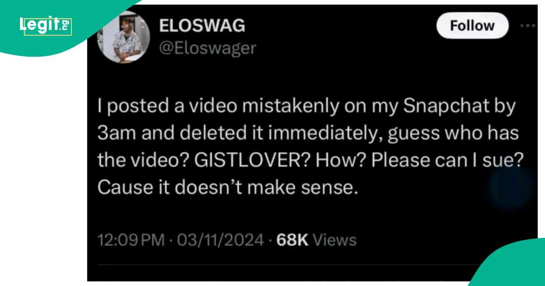 Eloswag's tweet