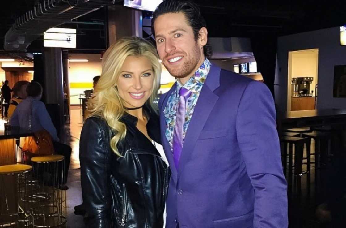 Melanie Collins & James Neal on a date Melanie Collins & James Neal on a date