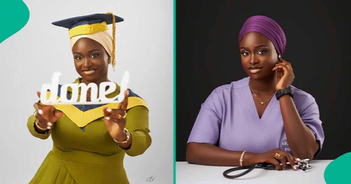 Nursing graduate shares her result online after going through a challenging academic journey.
