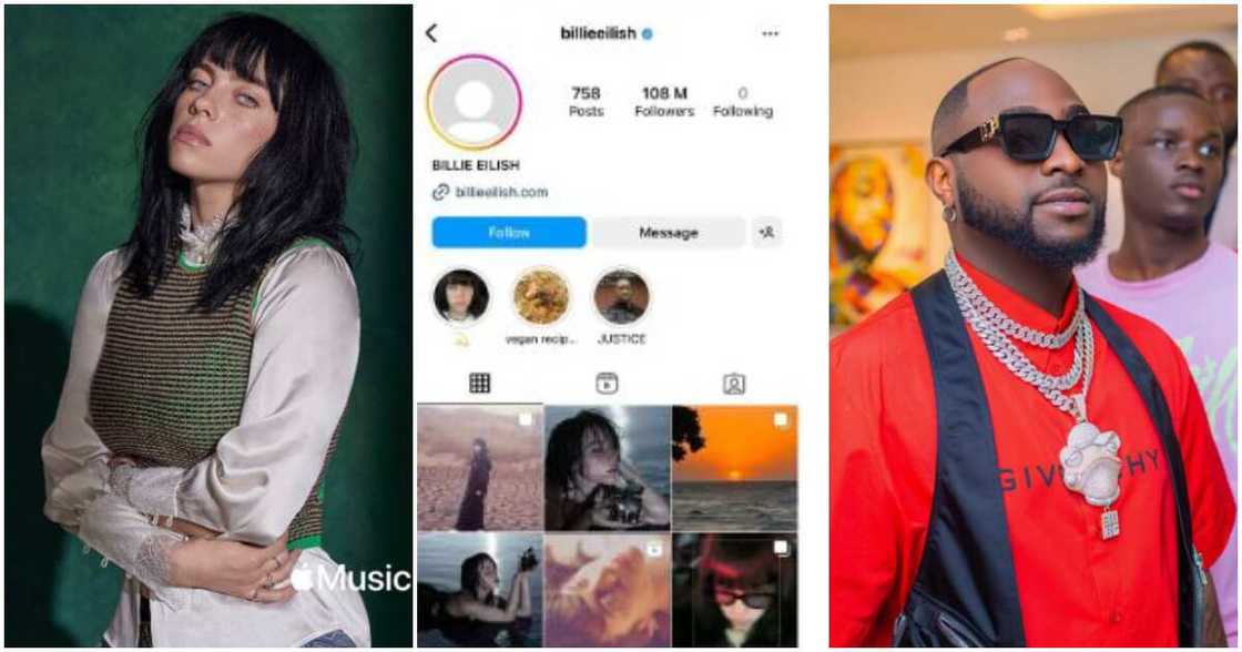 Photos of Davido and Billie Eilish Photos of Davido and Billie Eilish