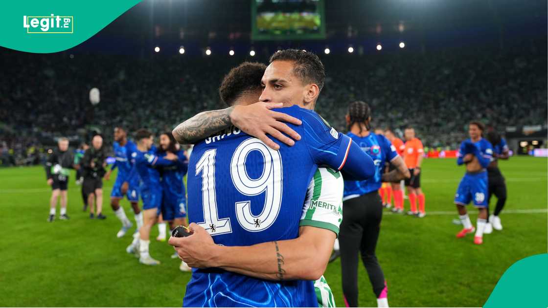Jadon Sancho, Antony, Chelsea, Real Betis, Stadion Wroclaw, Poland, UEFA Europa Conference League Jadon Sancho, Antony, Chelsea, Real Betis, Stadion Wroclaw, Poland, UEFA Europa Conference League
