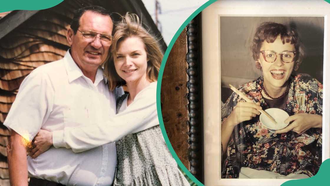 Michelle Pfeiffer's parents, Richard Pfeiffer and Donna Jean Taverna Michelle Pfeiffer's parents, Richard Pfeiffer and Donna Jean Taverna