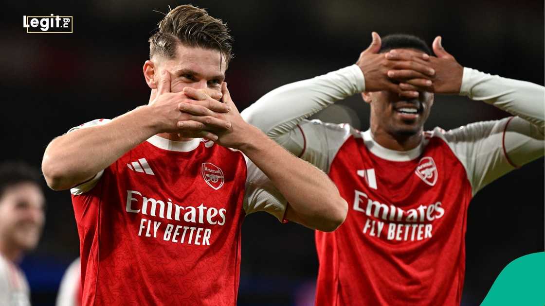 Viktor Gyokeres, Arsenal, UEFA Champions League, Atletico Madrid, Emirates Stadium, London, Football. Viktor Gyokeres, Arsenal, UEFA Champions League, Atletico Madrid, Emirates Stadium, London, Football.