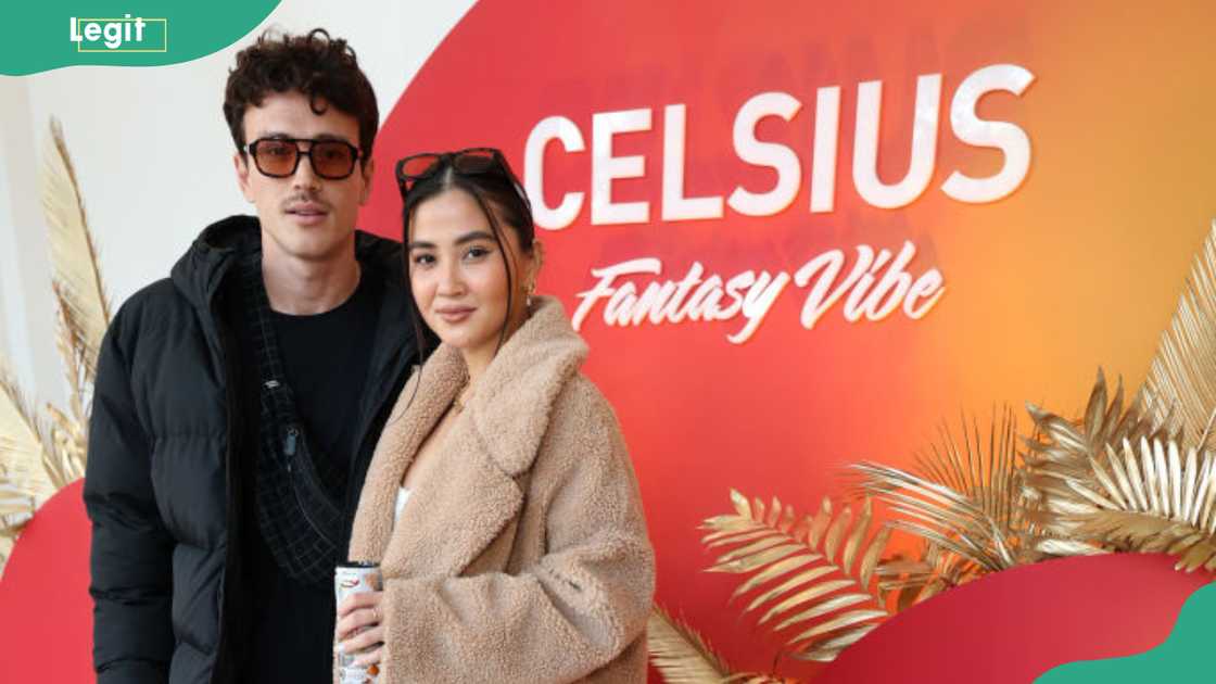Will Moncada and Kyra Lizama at the CELSIUS Fantasy Vibe launch event and after party