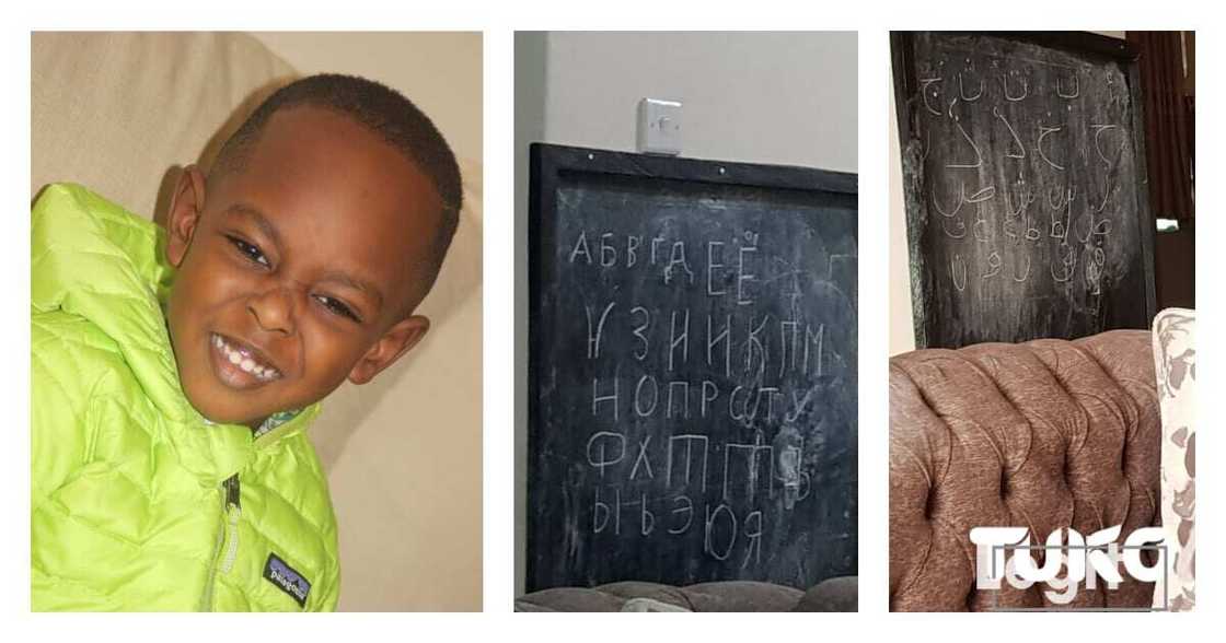 Kodjoe Mwobie: 5-year-old with photographic memory writes alphabets from 6 languages Kodjoe Mwobie: 5-year-old with photographic memory writes alphabets from 6 languages