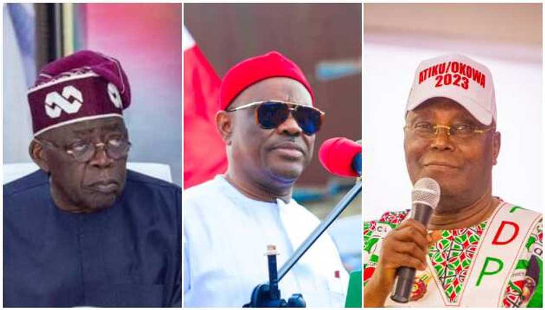 Tinubu, Wike, Atiku Tinubu, Wike, Atiku