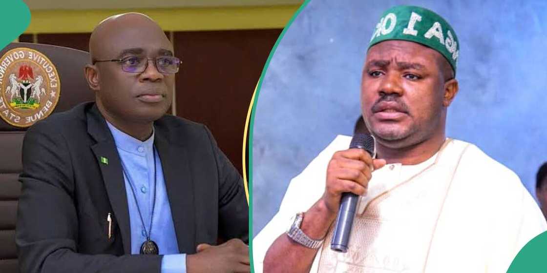 Philip Agbese/Benue governor Alia/NUJ award Philip Agbese/Benue governor Alia/NUJ award