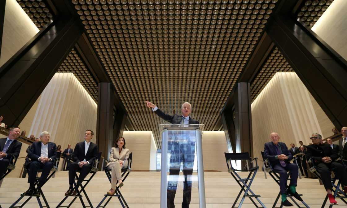 Jamie Dimon, CEO of JPMorgan Chase, called the company's new tower office building in Manhattan a labor of love Jamie Dimon, CEO of JPMorgan Chase, called the company's new tower office building in Manhattan a labor of love