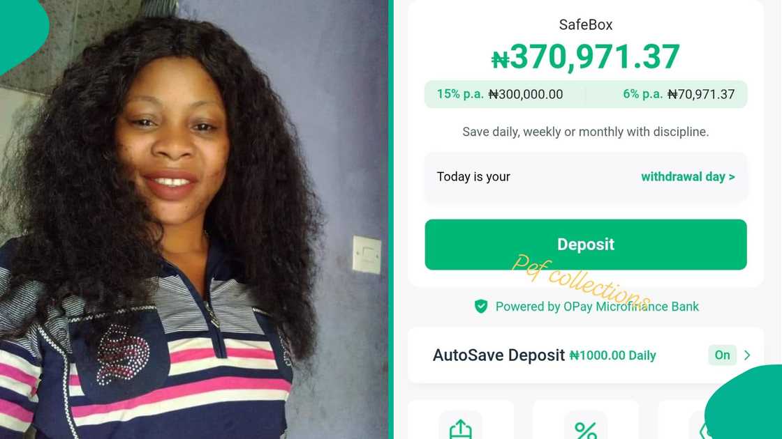 OPay user cries out, shows disappointing interest she was paid despite saving N1k daily throughout 2025