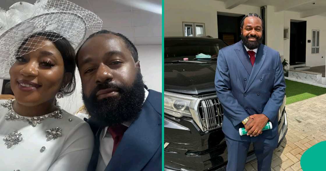 Woman hails US-based husband who flies to nigeria every three months to see her. Woman hails US-based husband who flies to nigeria every three months to see her.