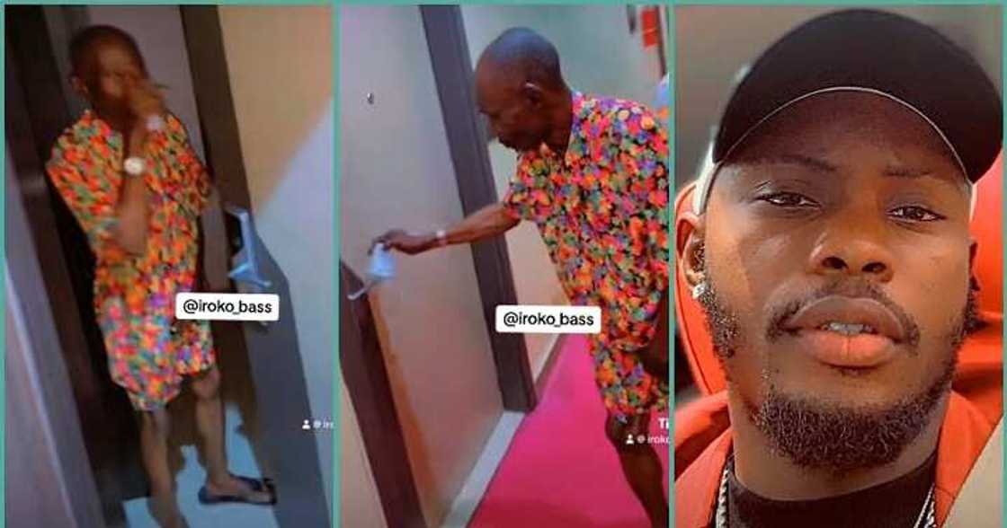 Man takes his father to high-class hotel, captures his reaction Man takes his father to high-class hotel, captures his reaction
