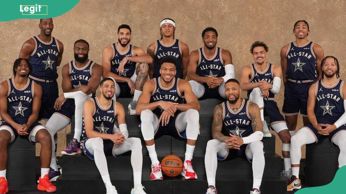 The Utah Jazz team The Utah Jazz team