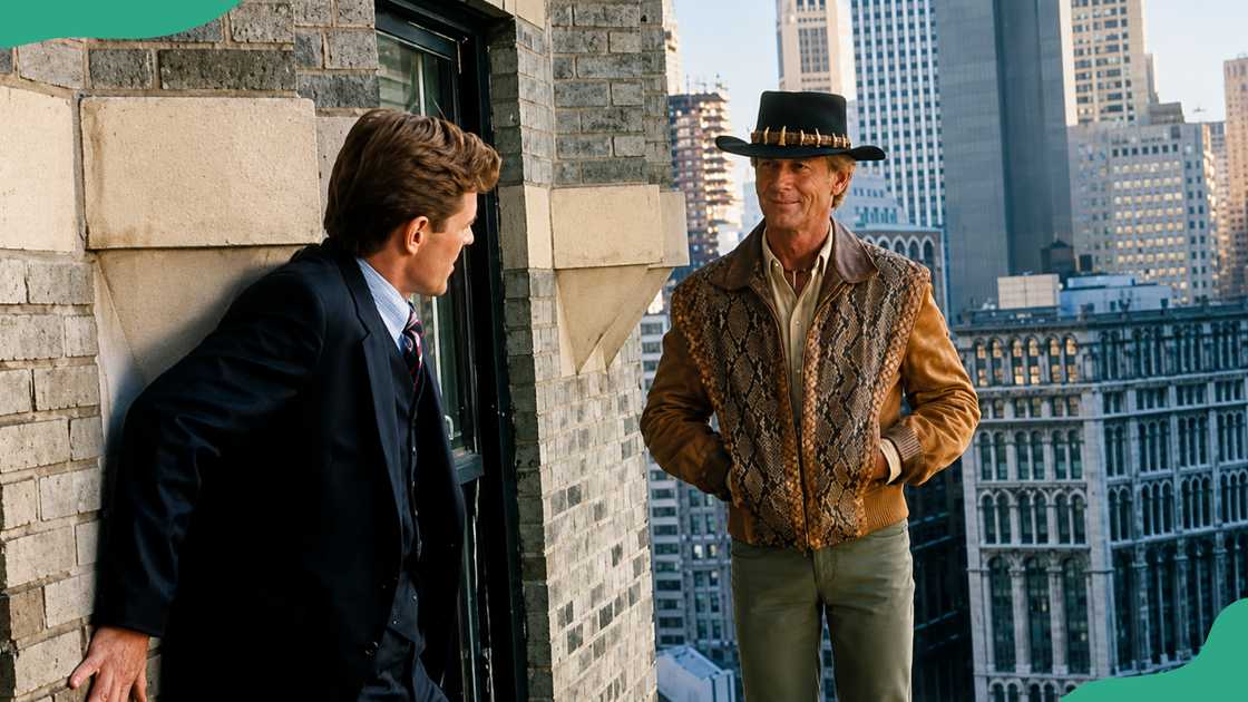 Gerry Skilton in a movie scene Gerry Skilton in a movie scene