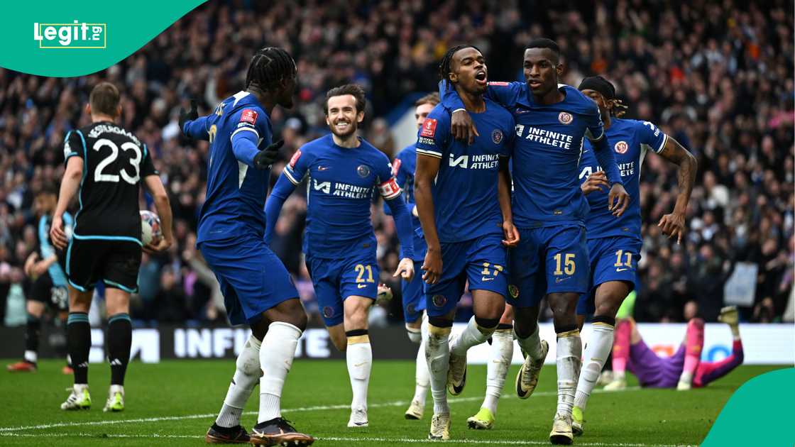 Axel Disasi, Ben Chilwell, Carney Chukwuemeka, Nicolas Jackson, Noni Madueke, Chelsea.
