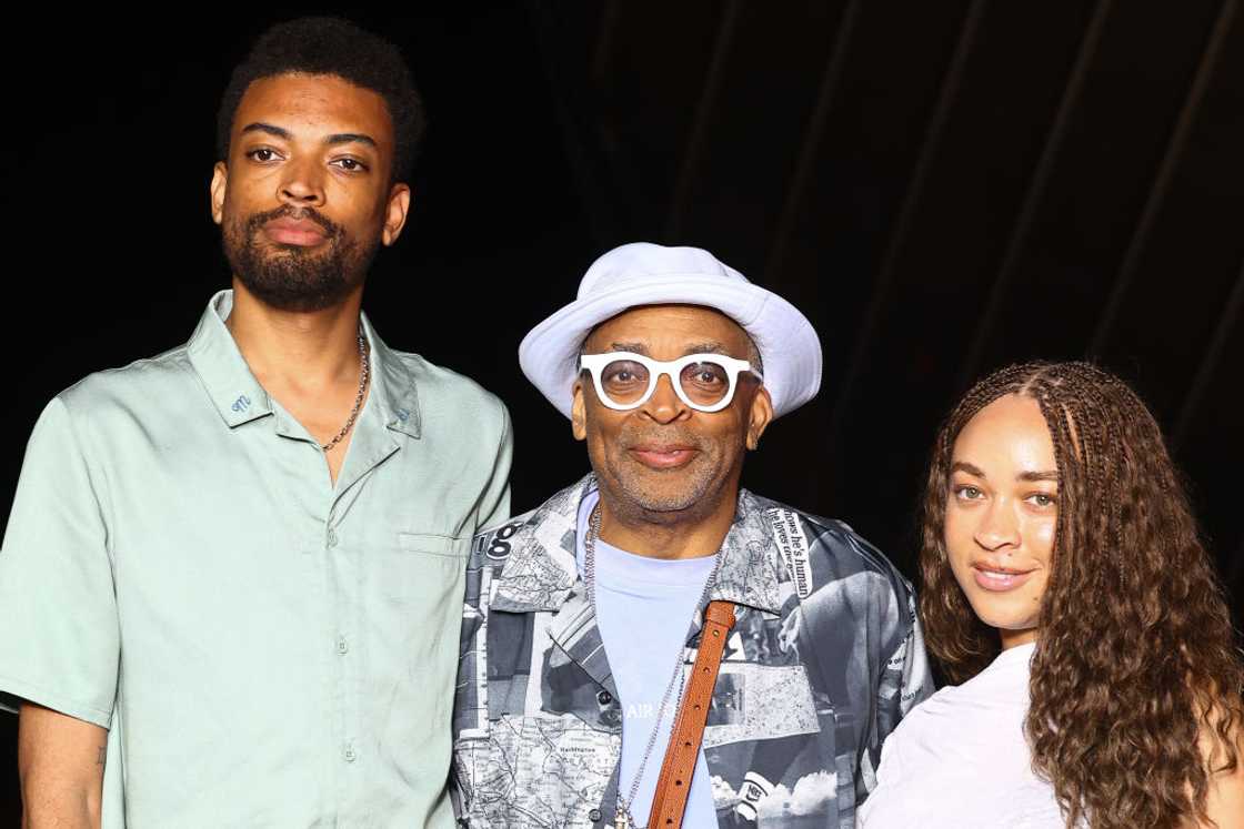 Jackson Lee, Spike Lee and Satchel Lee in Paris, France.