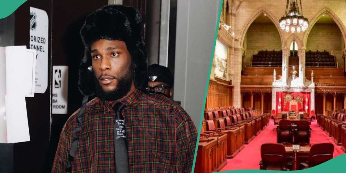 Canadian senate praises Burna Boy.