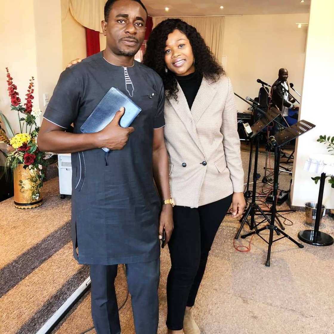 Emeka Ike and his wife