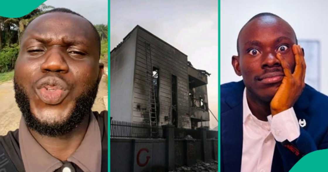 Man debunks reports that GehGeh's house got burnt.