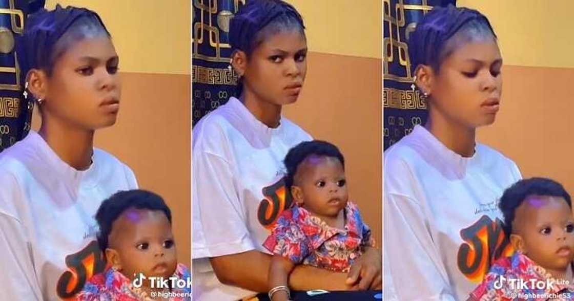 Nigerian woman in pain after going through her man's phone Nigerian woman in pain after going through her man's phone