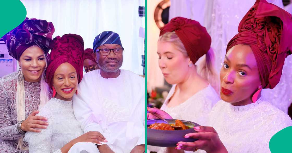 DJ Cuppy's grandma's burial. DJ Cuppy's grandma's burial.