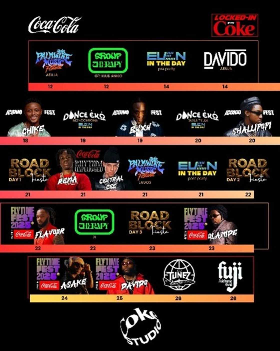 Coke Studio stage lights up December concerts as Nigerian music fans enjoy live performances and cultural experiences. Coke Studio stage lights up December concerts as Nigerian music fans enjoy live performances and cultural experiences.