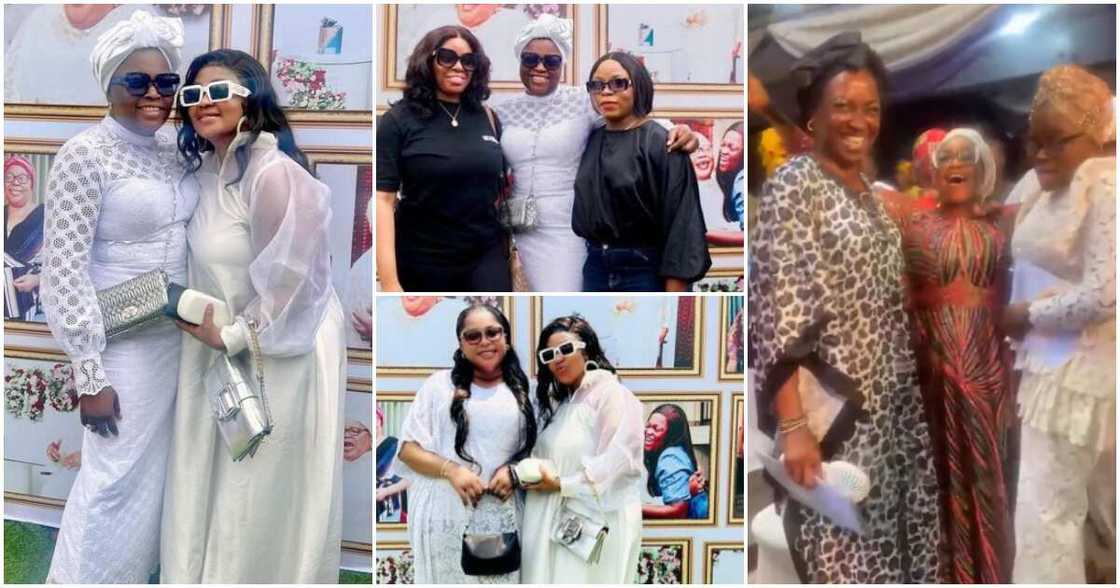 Funke Akindele's mother's burial.