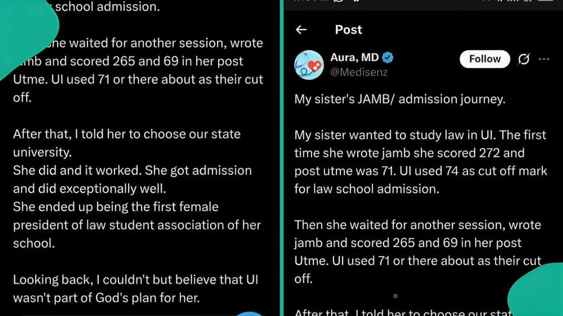 University of Ibadan Law aspirant reveals JAMB and post-UTME struggle University of Ibadan Law aspirant reveals JAMB and post-UTME struggle