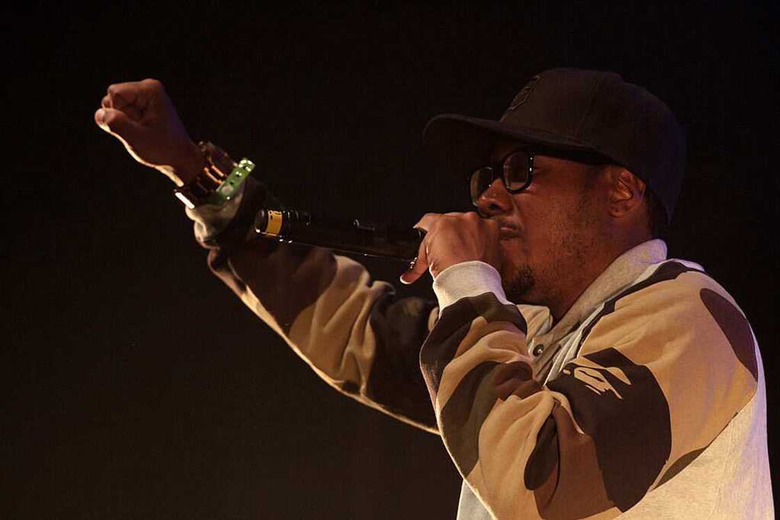 Elzhi of Slum Village performs at Grande Halle de La Villette