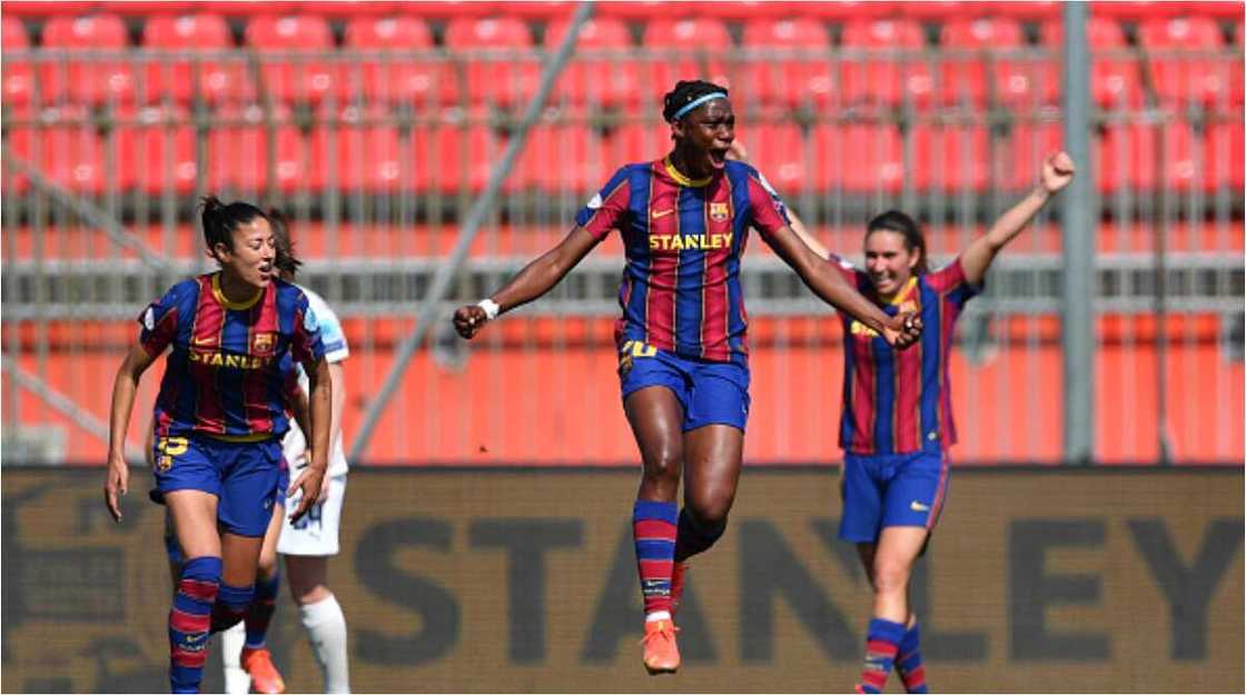 Sensational Nigerian Striker Scores as Barcelona Ladies Thrash Man City in UEFA Women’s Champions League Sensational Nigerian Striker Scores as Barcelona Ladies Thrash Man City in UEFA Women’s Champions League