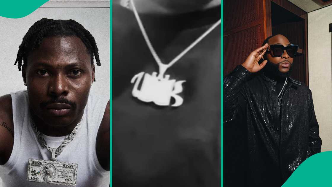 Asake gift team diamond necklace. Asake gift team diamond necklace.