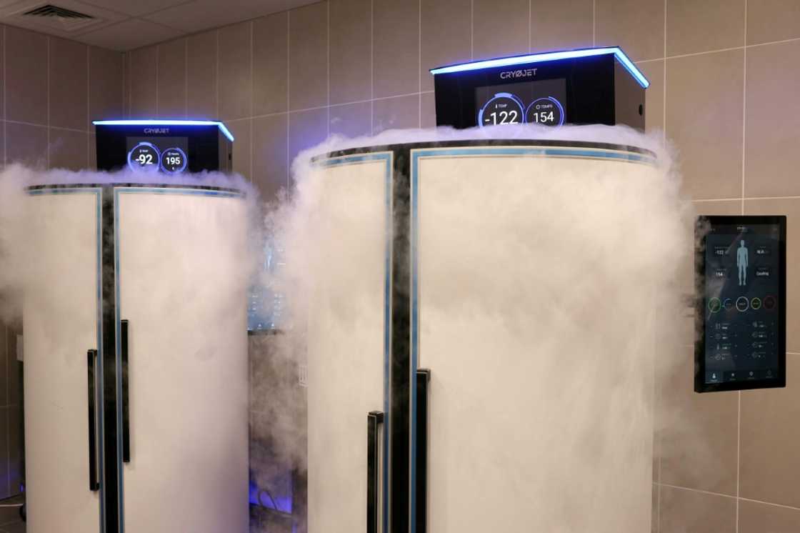  A cryotherapy room in Paris to be used by athletes during the Olympics