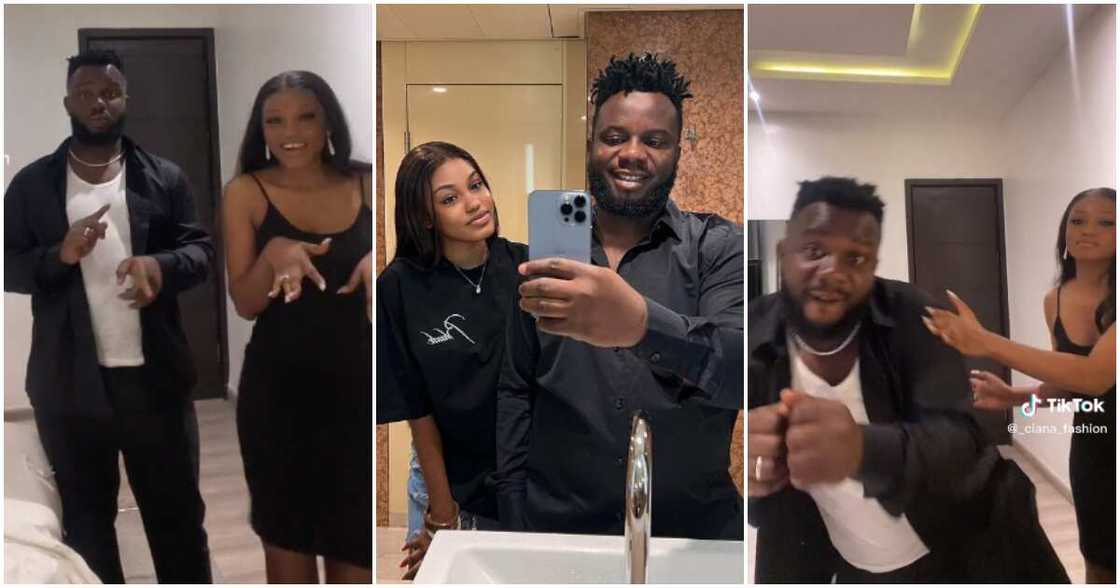 Comedian Sabinus' girlfriend sparks marriage rumours. Comedian Sabinus' girlfriend sparks marriage rumours.