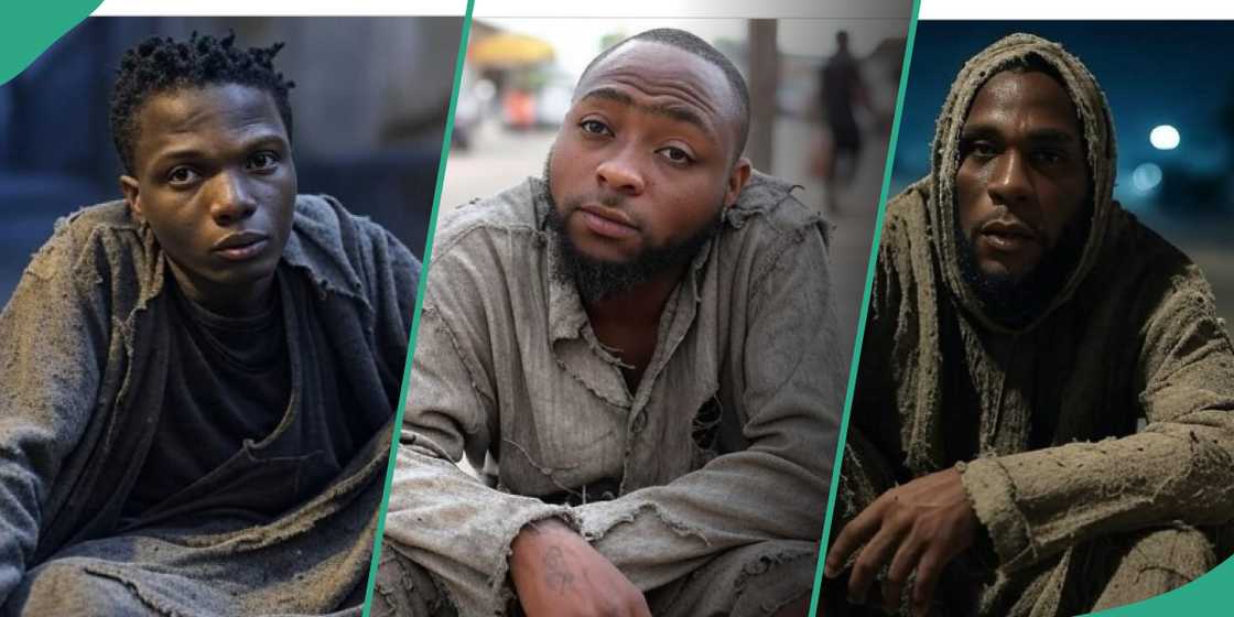 Wizkid, Davido, Burna Boy's AI images Wizkid, Davido, Burna Boy's AI images