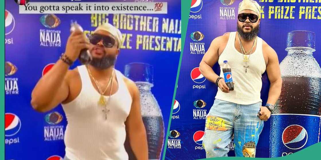 Whitemoney at Pepsi prize presentation Whitemoney at Pepsi prize presentation