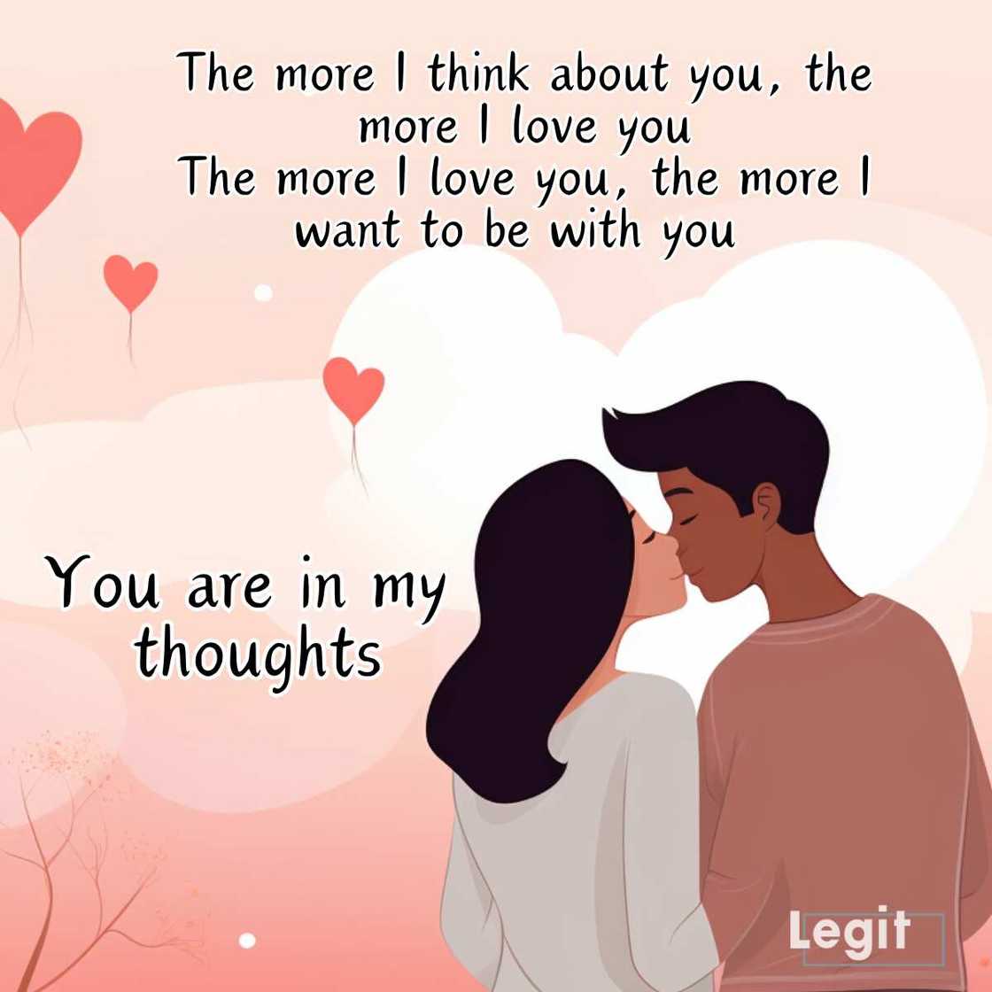 thinking about you love messages thinking about you love messages