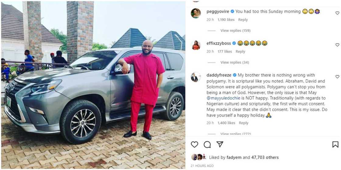 Yul Edochie on polygamy