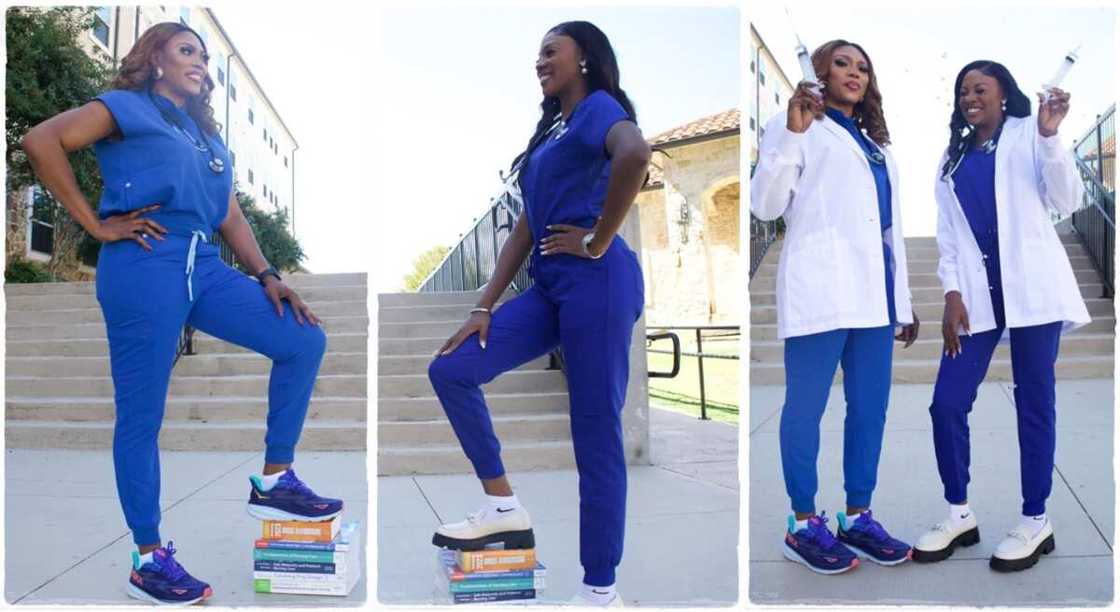 Nigerian mother and her daughter become nurses in the USA. Nigerian mother and her daughter become nurses in the USA.
