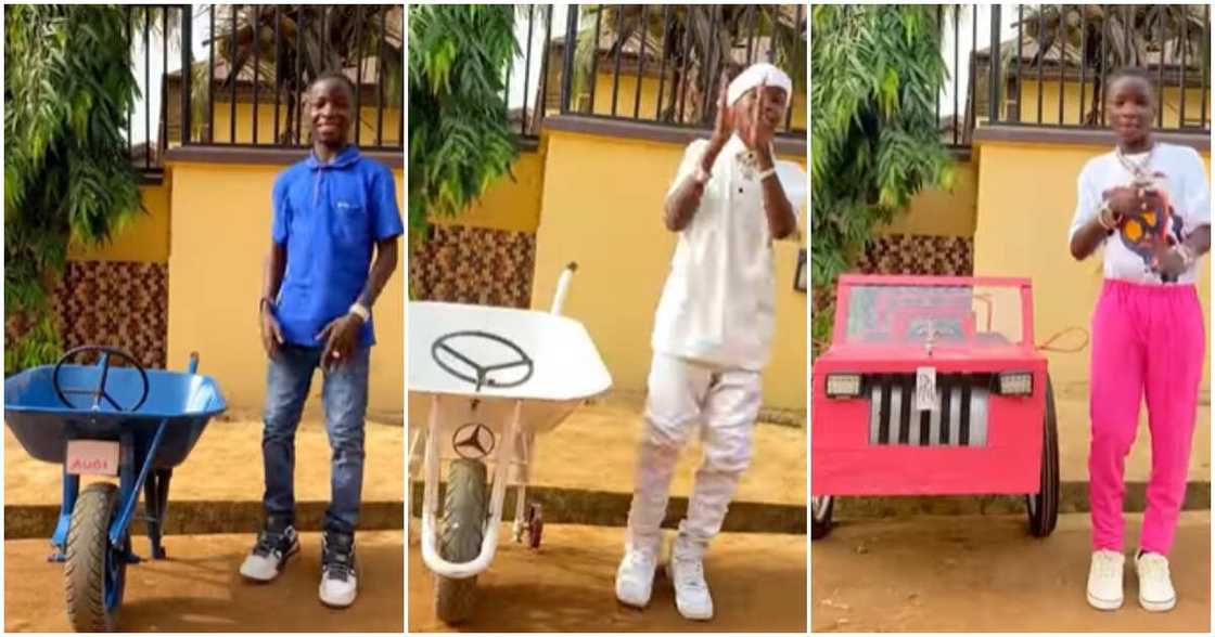 Ikorodu Bois have different wheelbarrows Ikorodu Bois have different wheelbarrows