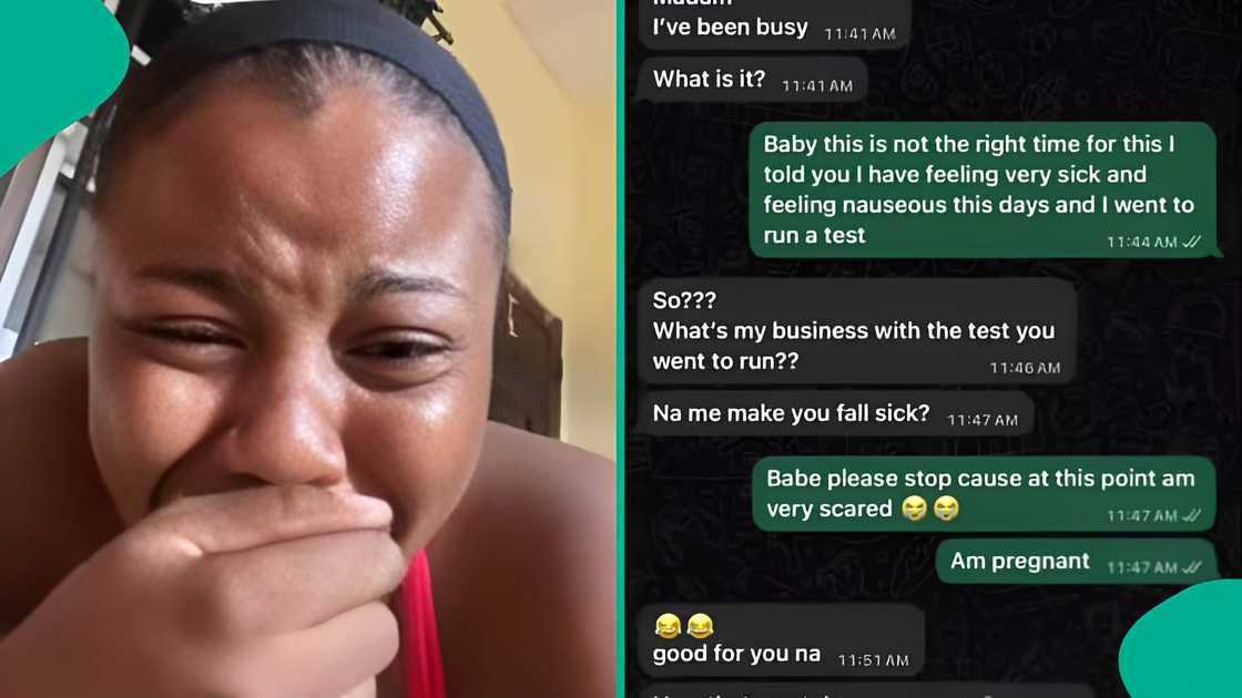 Woman shares upsetting conversation with boyfriend over pregnancy news Woman shares upsetting conversation with boyfriend over pregnancy news